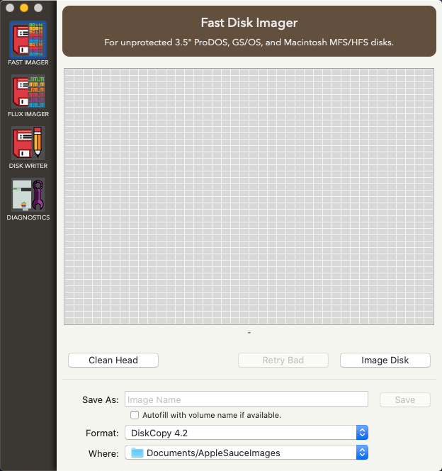 Fast Disk Imager 3.5"